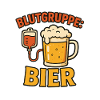 Blutgruppe Bier Motiv