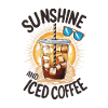 sunshine and iced coffee