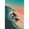 Sunset Wave Surf