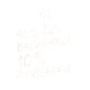 90 % Baumwolle 10 % Hundehaare – Lustiger Spruch