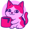 Cute Coffee Cat