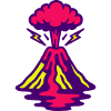 Volcano Pop Art