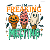 Halloween Cream Spooky Design