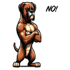 Pas de Boxer Boxer Porte-Boxer Chien Boxer Propriétaire