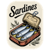 Sardines In Cans Illustration
