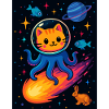 Cosmic Cat Octopus Adventure