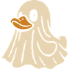 Ghost Rubber Duck Motif