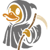 Grim Reaper Rubber Duck Motif