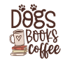 Hundebücher und Kaffee
