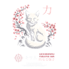 Kitsune Renard - Japonais Asiatique