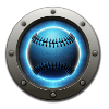 Futuristisch angetrieben durch Baseball-Emblem-Design