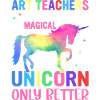 Bunte Einhorn-Kunst, die Lehrer lieben