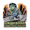 Zombie Love Run Print