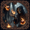 Skeleton Rune Mage in Shadows