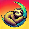 Sloth sleeps on the Moon