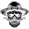 Skull Skull Mexican Halloween