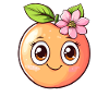 Peach with blossom