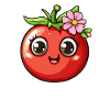 Tomato with flower