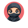 Ninja with big eyes