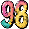 98 Zahl Comic
