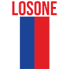 Drapeau du Tessin avec inscription Losone