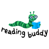 Reading friend Cute bookworm with book