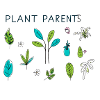 Plant parents ,Illustrations, Plants,Plant