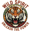 Wild Spirit Lion Motif Design