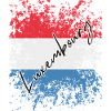 Luxembourg grunge flag, I love Luxembourg