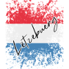 Luxembourg grunge flag, I love Luxembourg
