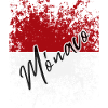 Drapeau monégasque, j’adore Monaco