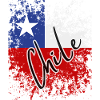 Chilean grunge flag, I love Chile