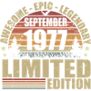 1977 September 1977 Birthday September 1977