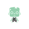 Energetic Zombie Minimalist Illustration