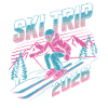 Ski Trip 2026 Illustration
