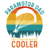 Dad Cool Retro Paragliding Design