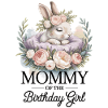 Bunnies Fleurs Maman Chemise d’anniversaire