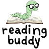 Lesefreund Niedlicher Bücherwurm Mit Buch