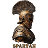 Antiker Spartan Krieger 