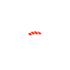 Minimalist Heart Sushi Design
