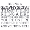 Geophysicist Riding A Bike Geophysics