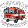 Funny offspring firefighter girl