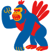Popart Fantasy Gorilla