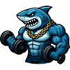 shark bodybuilder comic