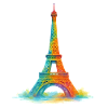 eiffelturm paris aquarell