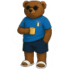 Bear exercise with Italian motif