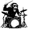 Wild Drum Monkey