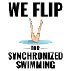 Humorous Legs Drowning Synchronized Swim