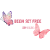 Inspirational Butterfly Faith Design