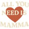 Mom love heart print